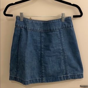 Free People Denim Skirt